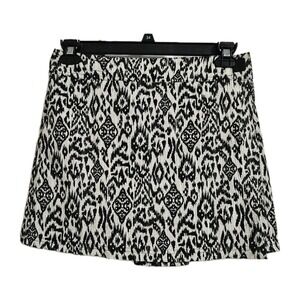 Rip Skirt Hawaii Mini‎ Wrap Skirt Women's Sm Black White Swim Beach Coverup EUC
